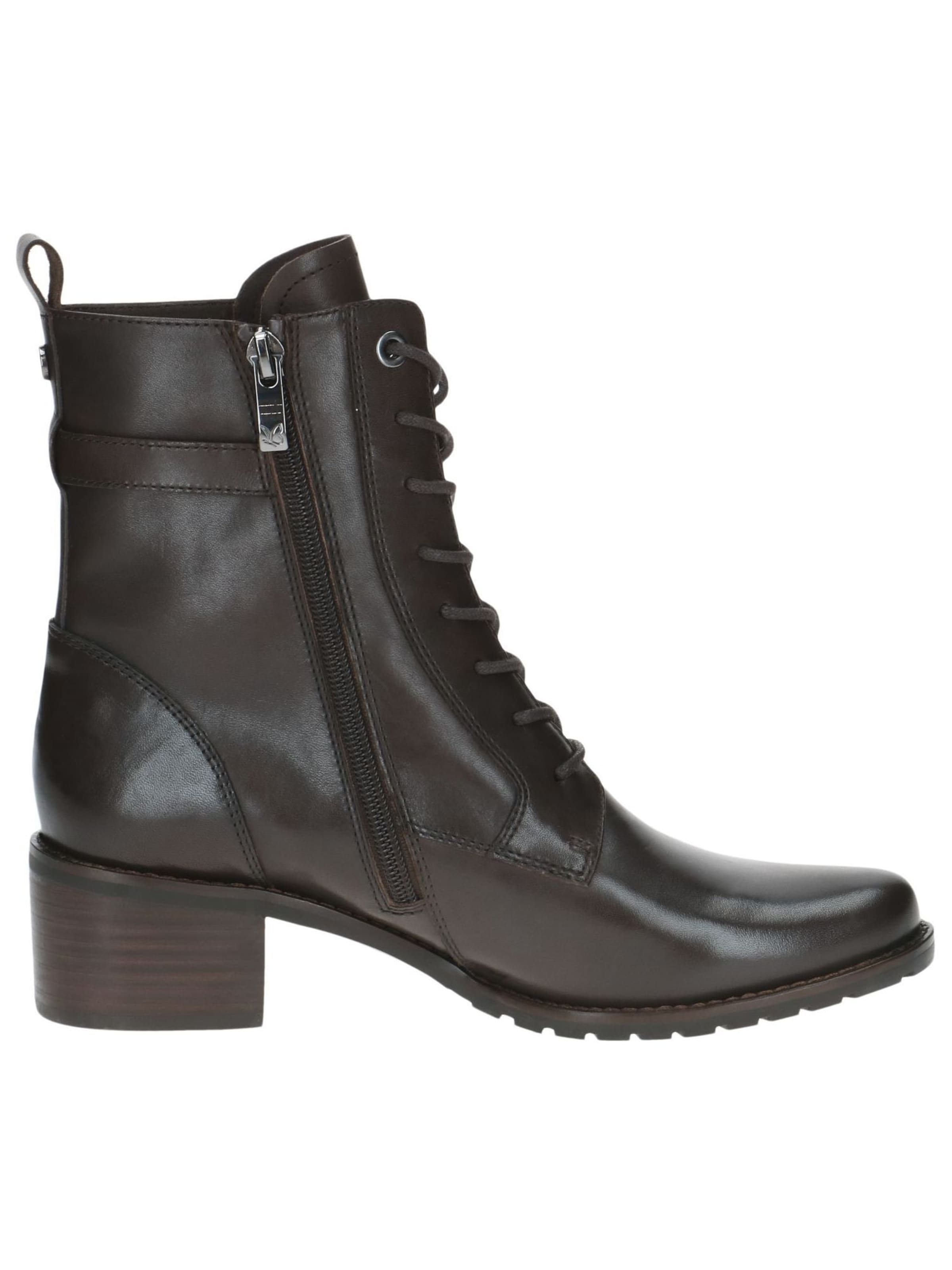 CAPRICE Lace-up bootie in Brown