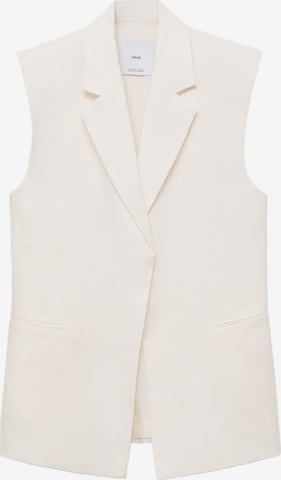 MANGO Vesta k obleku 'BORELI2' - Biela: predná strana