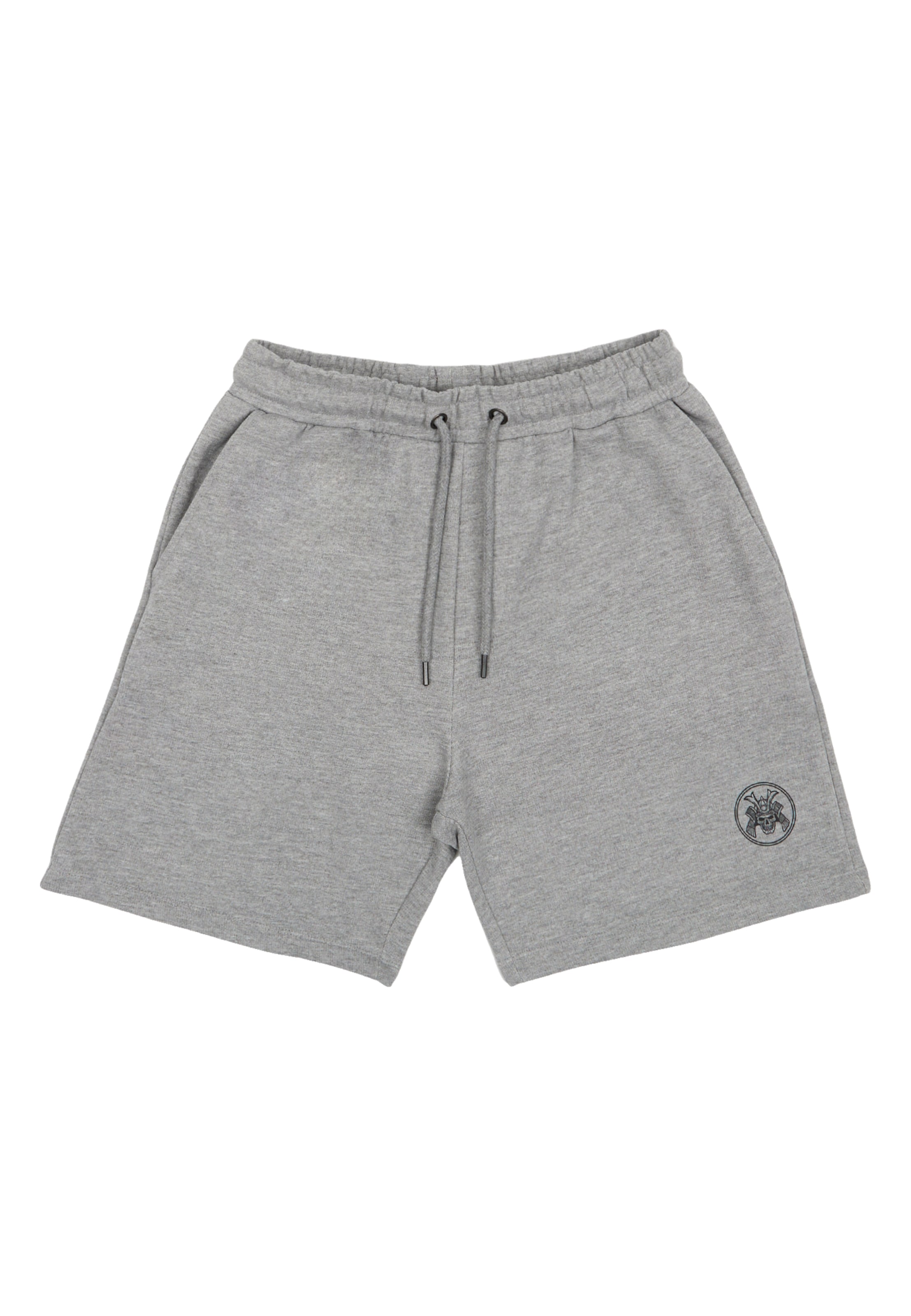 Oldskull Regular Sweatshorts in Grau: Vorderseite