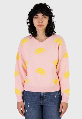 Pull-over 'Fruity' Kleinigkeit en rose : devant