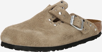 smėlio BIRKENSTOCK Klumpės 'Boston Rivet': priekis