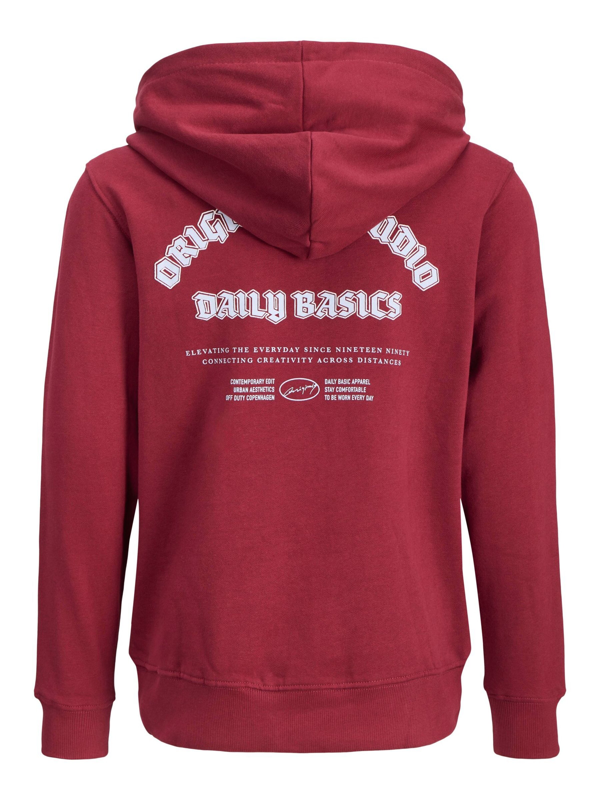 Jack & Jones Junior Sweatshirt i rød