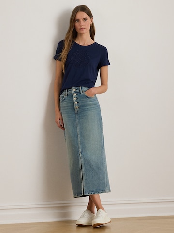 Maglietta di Lauren Ralph Lauren in blu