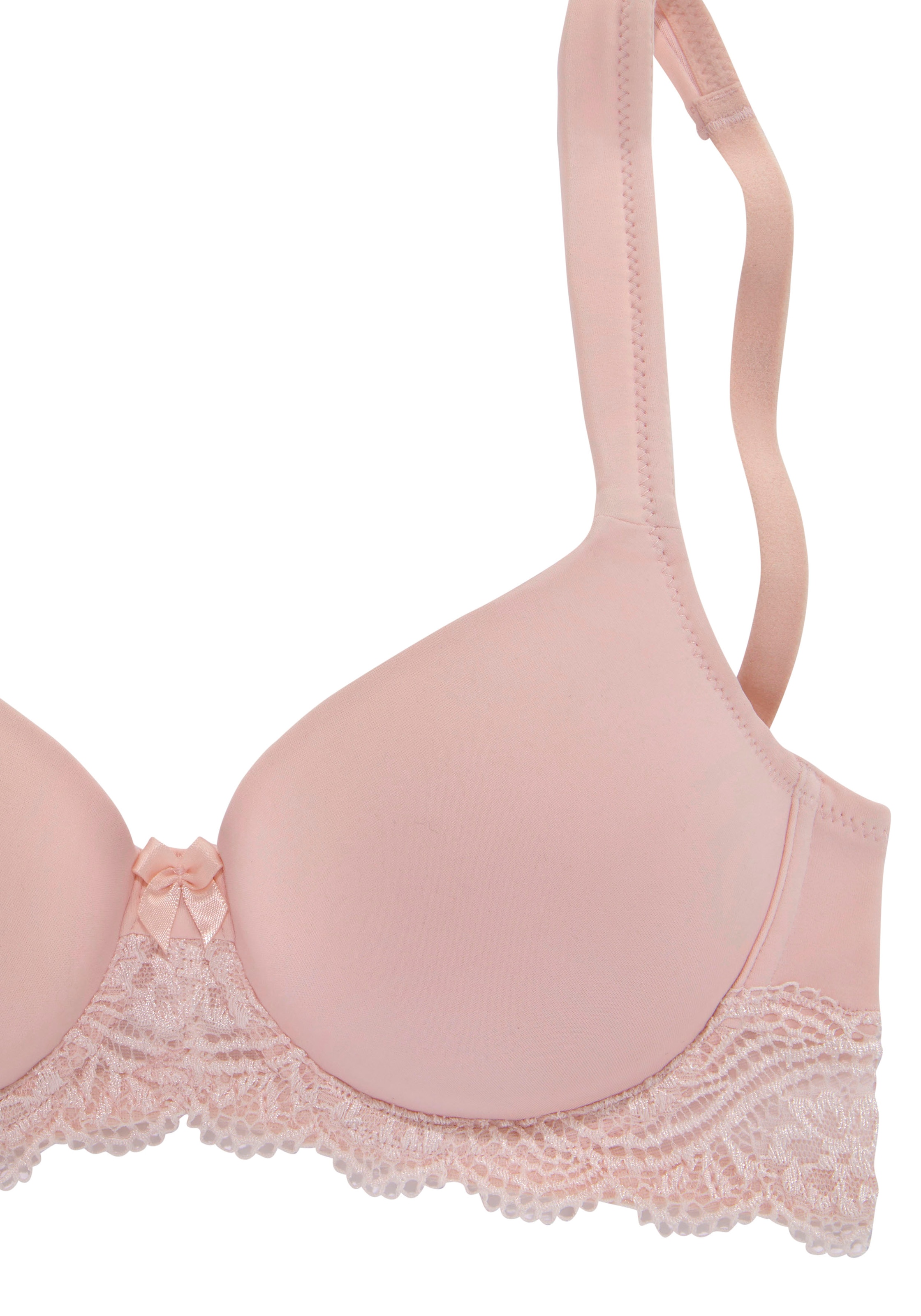 LASCANA Бюстгальтер под футболку Бюстгальтер в Ярко-розовый