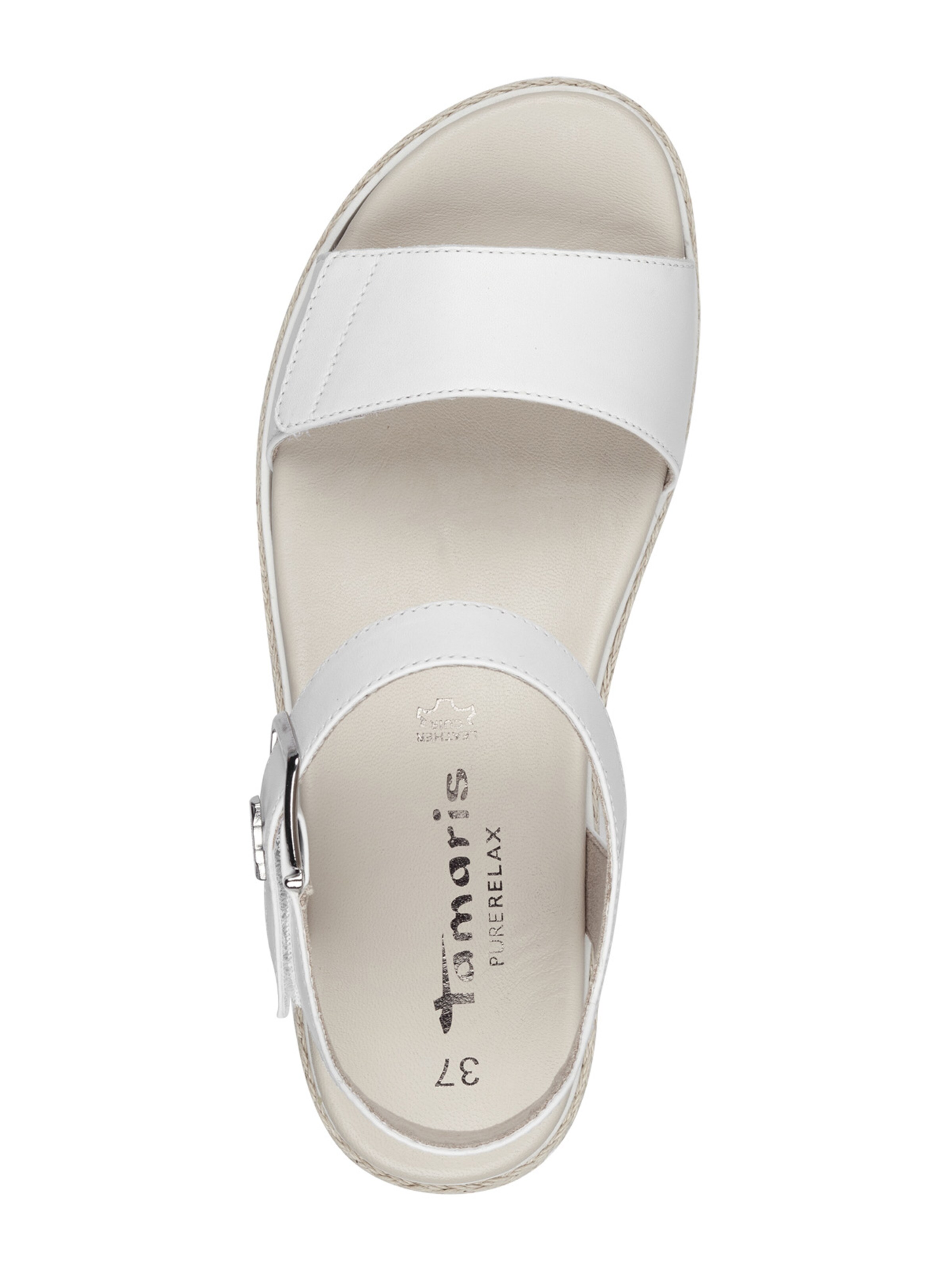 Tamaris - Sandália em branco