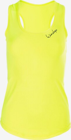 Winshape - Top deportivo 'AET104' en amarillo: frente