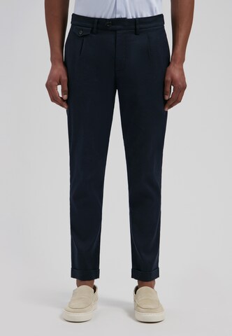 Regular Pantalon chino 'Marlon Pleat' Dstrezzed en bleu : devant