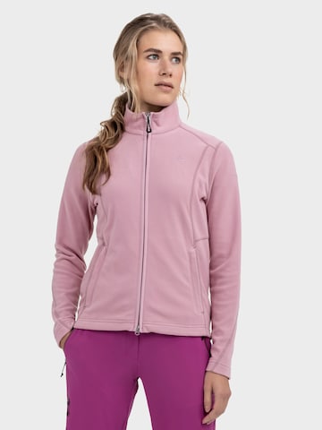 Veste en polaire fonctionnelle 'Leona3' Schöffel en rose : devant