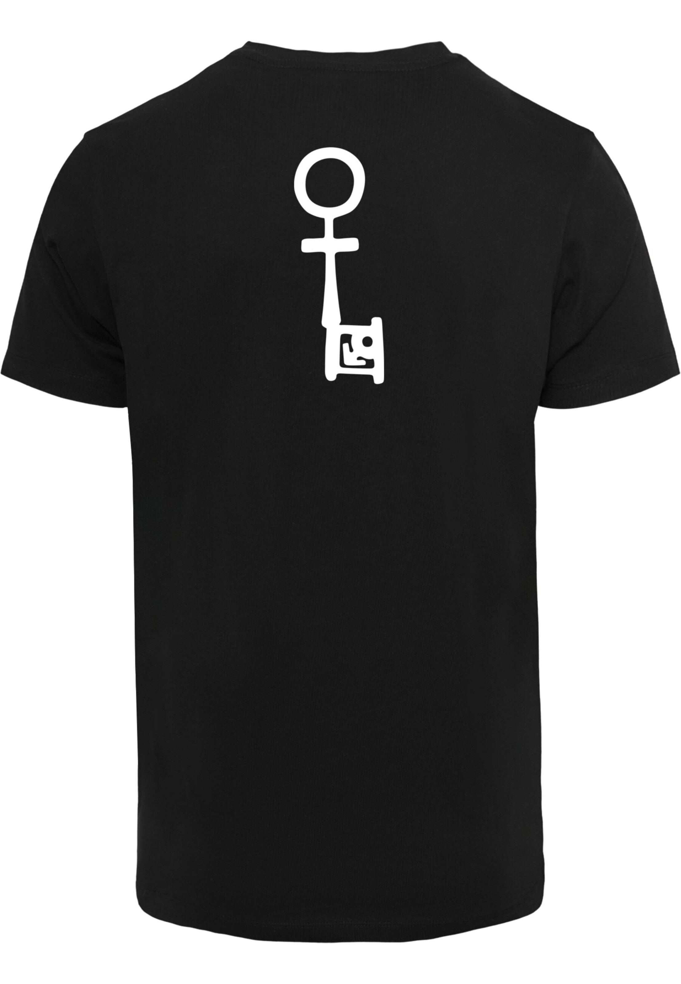 Merchcode T-Shirt 'Penthouse Key' in Schwarz