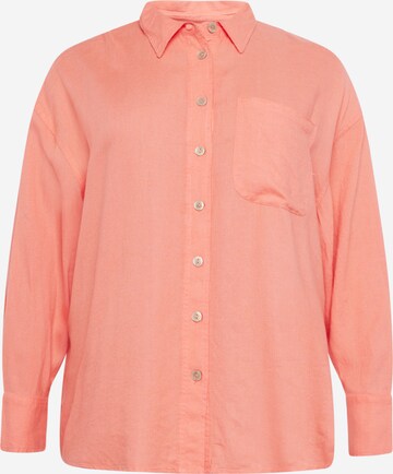 Camicia da donna di River Island Plus in rosa: frontale