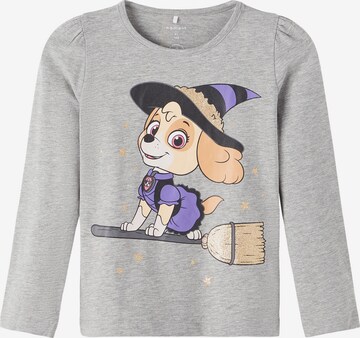 NAME IT Shirt 'Paw Patrol' in Grey: front