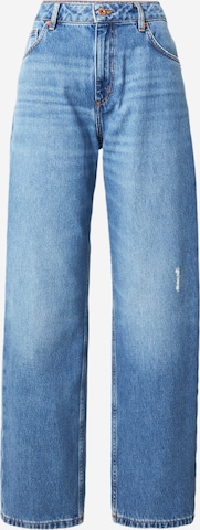 HUGO Blue Wide Leg Jeans 'Leni_B' i blå: forside