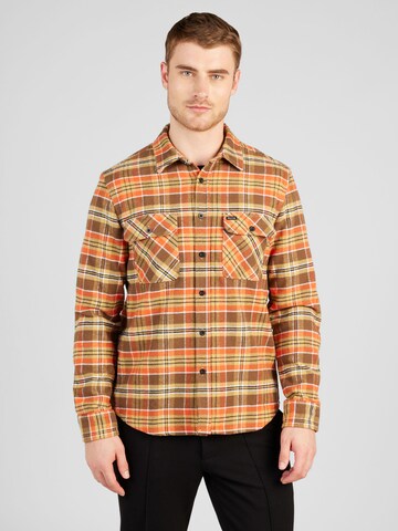 Brixton - Regular Fit Camisa 'BOWERY' em mistura de cores: frente