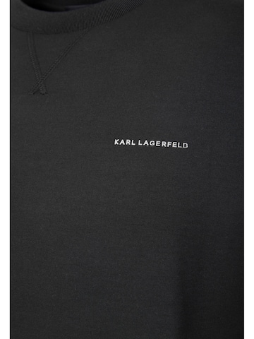 Karl Lagerfeld Sweatshirt in Black: front