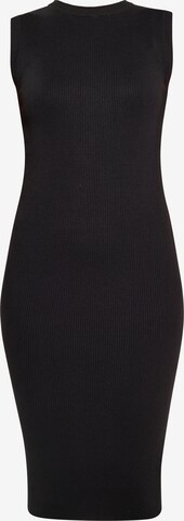 NAEMI Knitted dress in Black: front