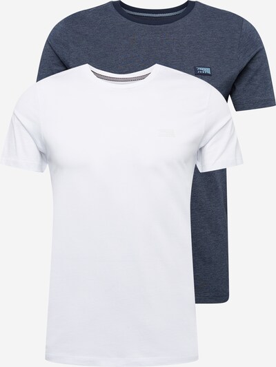 JACK & JONES Paita 'JCOSCHULTZ' värissä tummanharmaa / valkoinen, Tuotenäkymä