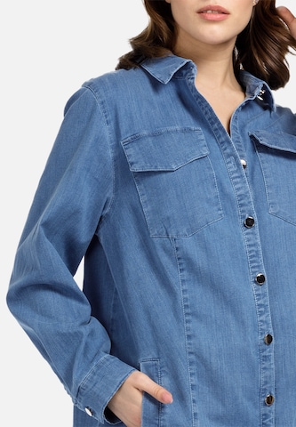 HELMIDGE Jeansjacke in Blau