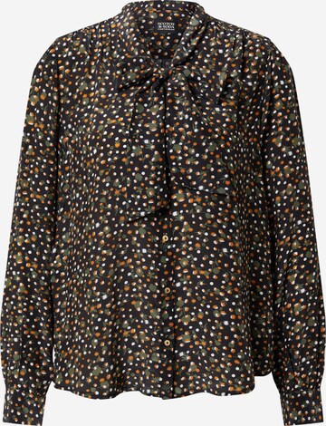 SCOTCH & SODA Blouse in Zwart: voorkant