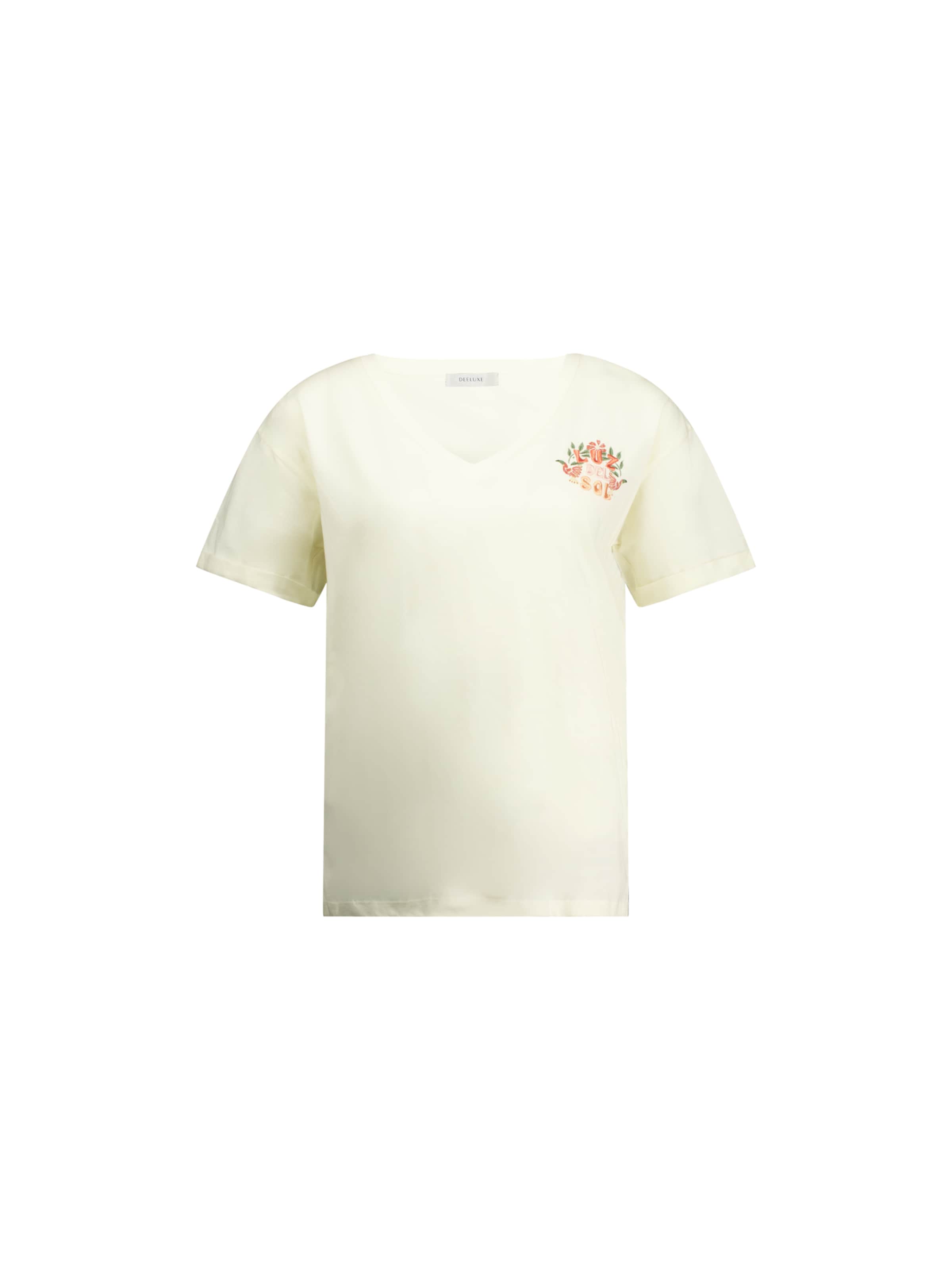 T-Shirt 'Luzia' Deeluxe en blanc : devant