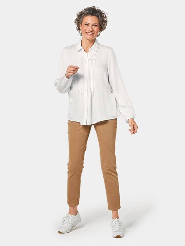 Goldner Blouse in White