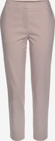 LASCANA - Tapered Pantalón chino en rosa: frente