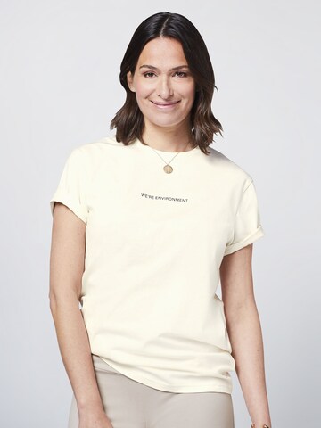 Detto Fatto Unisex T-Shirt ' mit QR-Code-Print ' in Weiß