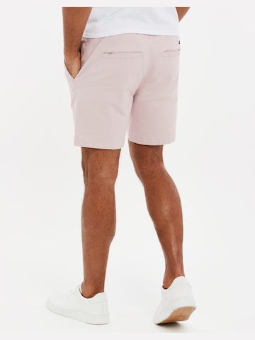 Threadbare Normalny krój Spodnie 'Mambo' w kolorze różowy