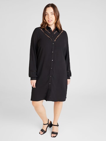 ONLY Carmakoma Shirt Dress 'METTA' in Black: front