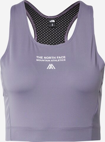 THE NORTH FACE Bustier Sporttop 'W MA TANKLETTE - EU' in Lila: voorkant