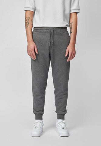 Effilé Pantalon SNOCKS en gris : devant