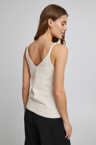 b.young Knitted Top 'NELO' in Beige