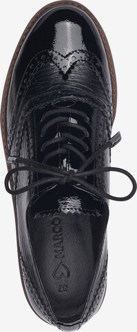 MARCO TOZZI Fűzős cipő - fekete