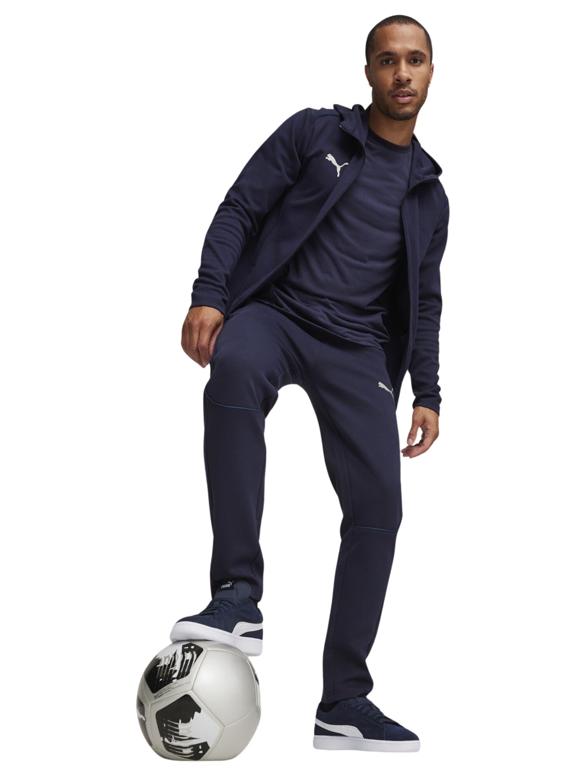 Giacca di felpa sportiva 'TeamFinal' di PUMA in blu