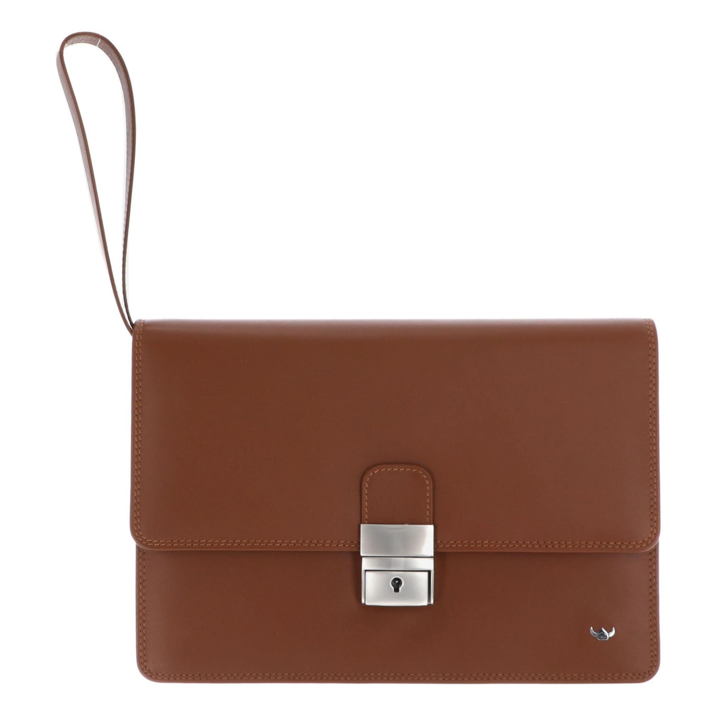 Sac pour appareil photo 'Polo' GOLDEN HEAD en marron : devant