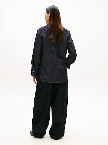 TOMMY HILFIGER Bluse in Blau