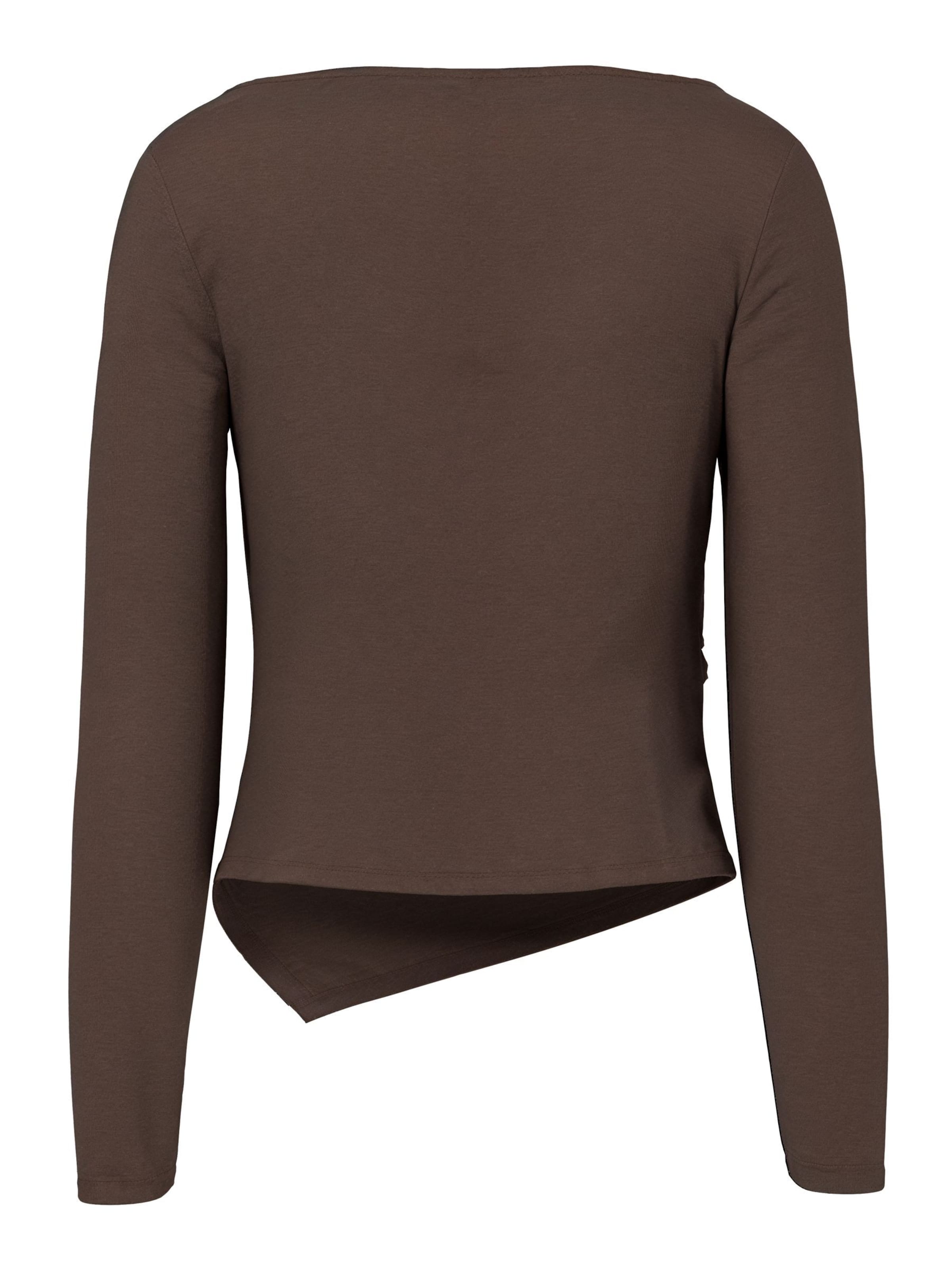 T-shirt 'PCSirene' PIECES en marron