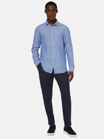 Coupe regular Chemise business Boggi Milano en bleu