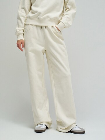 Wide Leg Pantalon Salsa Jeans en beige : devant