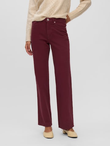 Wide Leg Jean 'VMTessa' VERO MODA en rouge : devant
