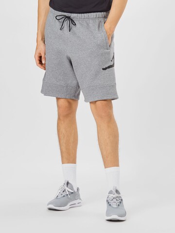 Jordan Regular Спортен панталон в сиво: отпред