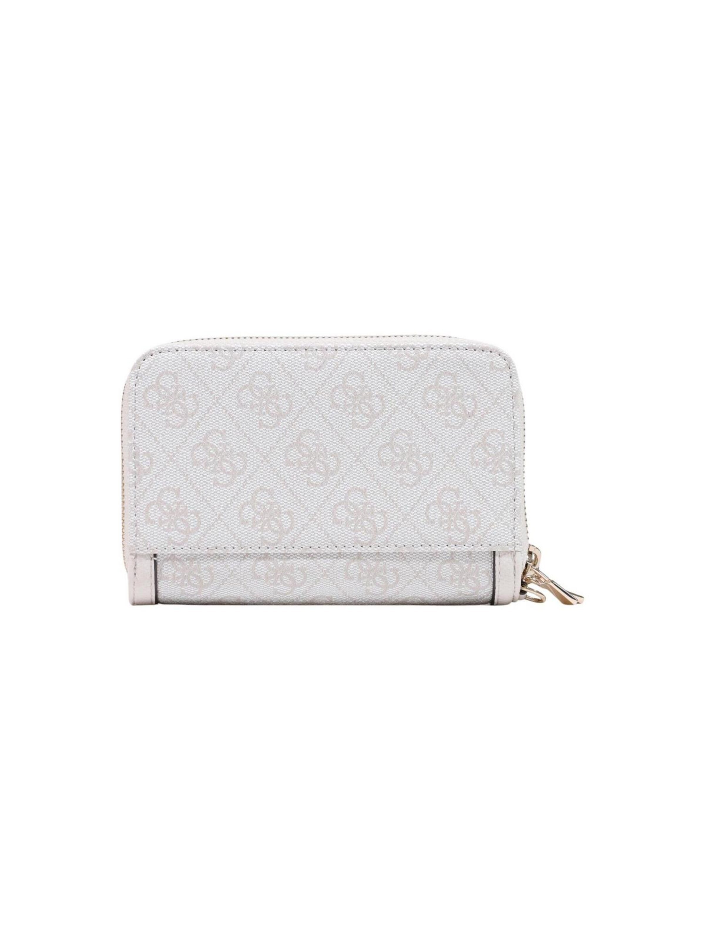 Portamonete 'COLEEN LOGO SML ZIP SWSG97 49164' di GUESS in bianco