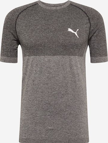 PUMA Функционална тениска в сиво: отпред