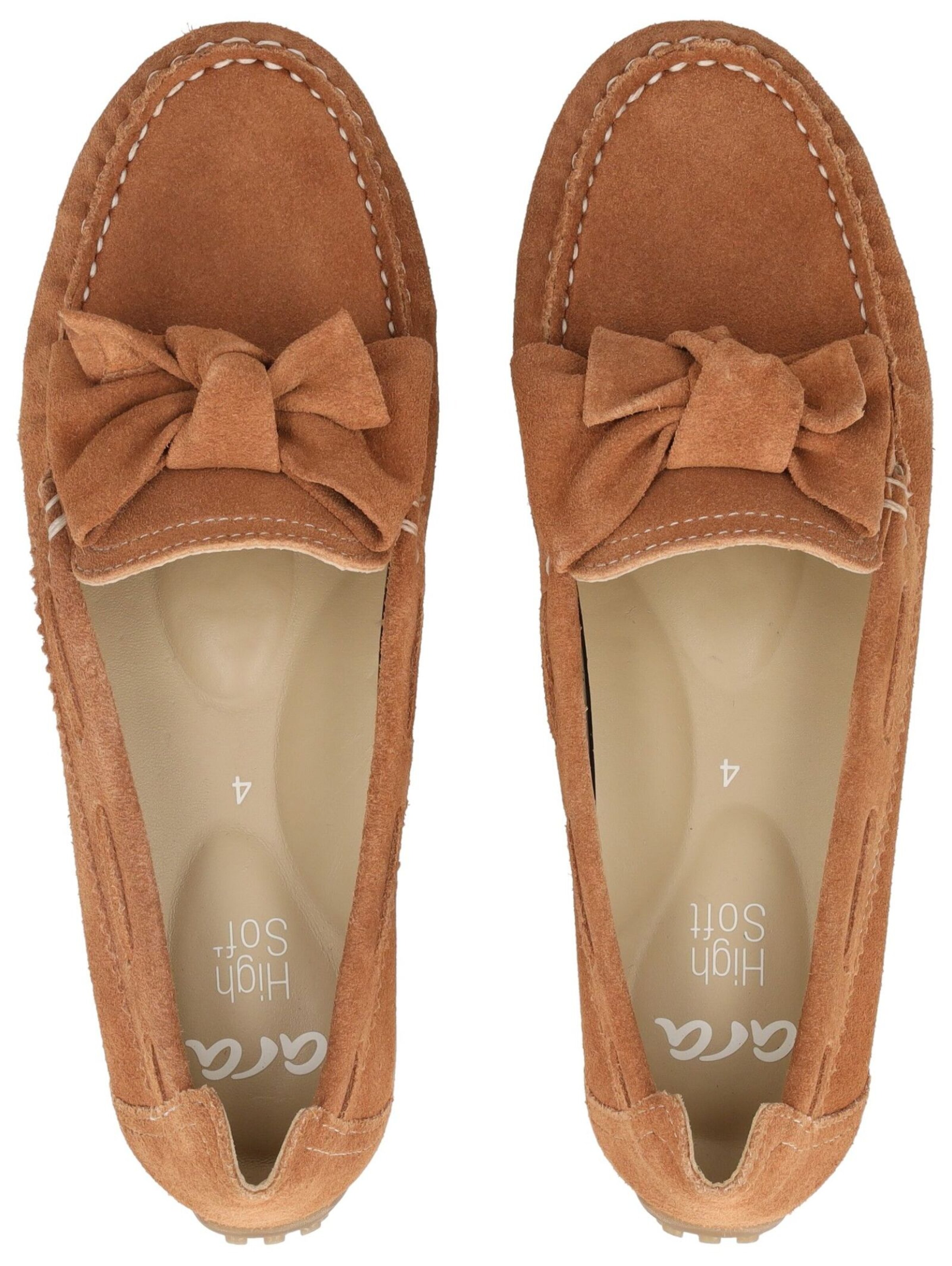 Mocassino di ARA in marrone