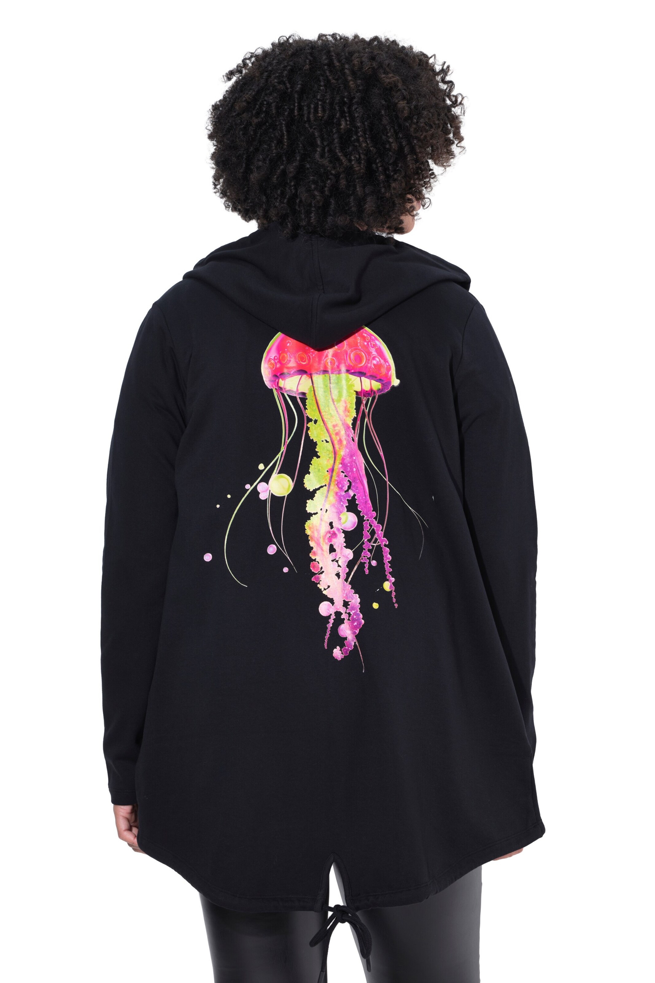 Angel of Style Sweat jacket in Black