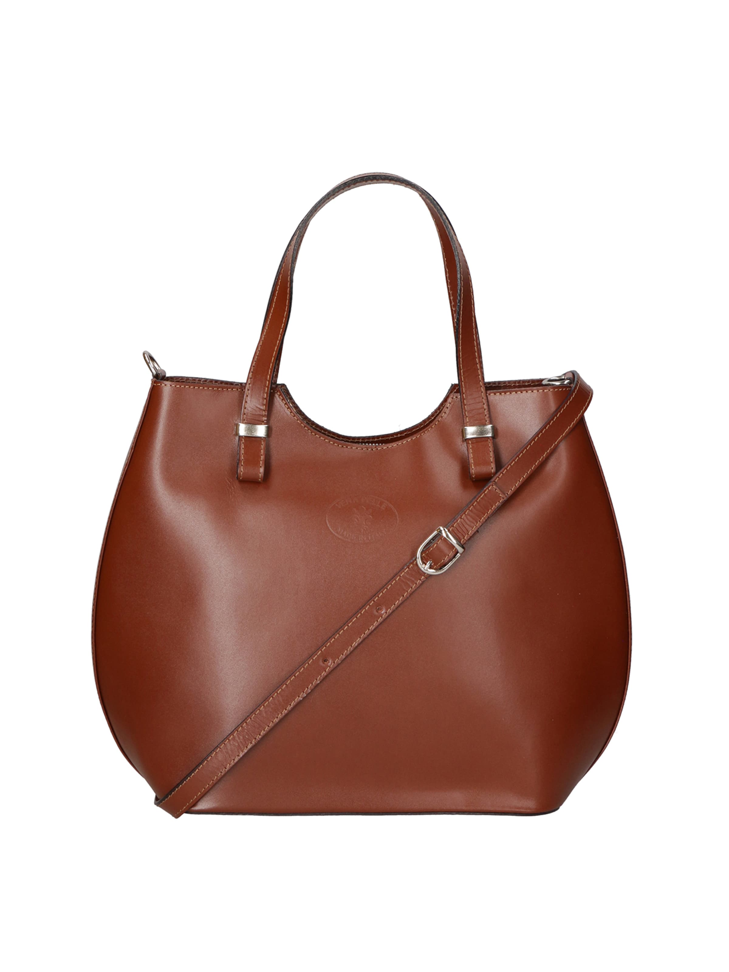 Gave Lux Handtas in Bruin: voorkant