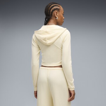 PUMA Knit cardigan 'Essentials' in Yellow