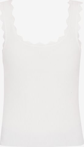 Tops en tricot MYMO en blanc : devant