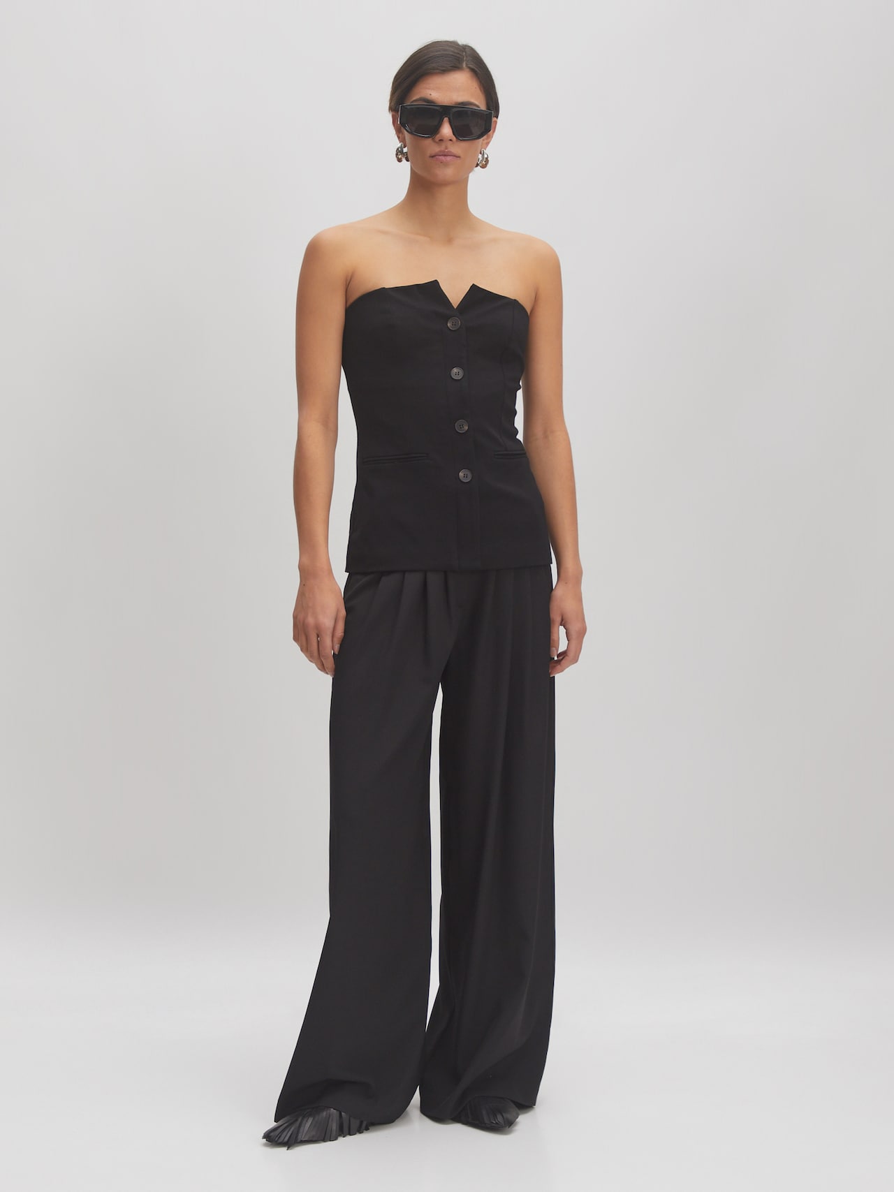 EDITED Producten Top 'Cassidy' Zwart