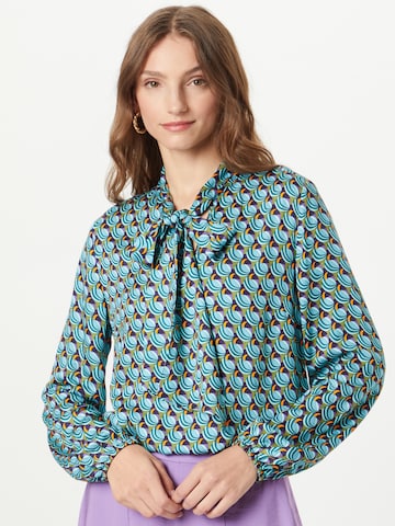 Emily Van Den Bergh Blouse in Blauw: voorkant