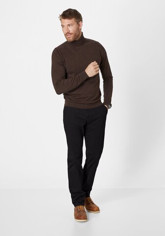REDPOINT Regular Chinohose in Schwarz